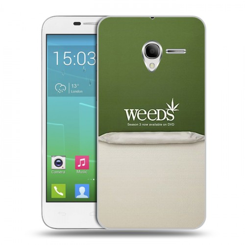 Дизайнерский силиконовый чехол для Alcatel One Touch POP 3 5 Weeds
