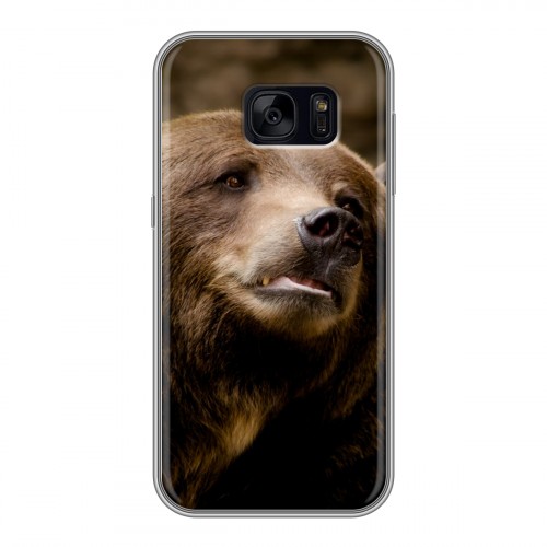 Дизайнерский силиконовый чехол для Samsung Galaxy S7 Edge Медведи