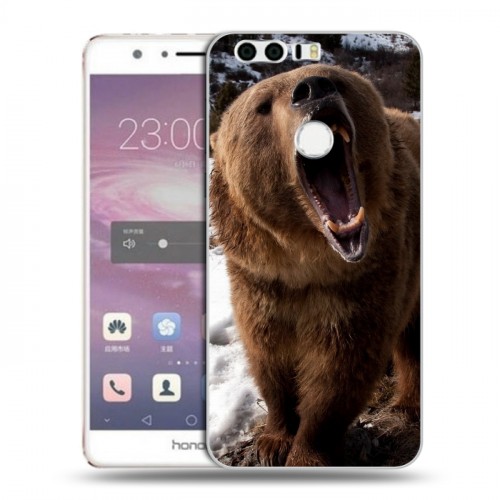 Дизайнерский пластиковый чехол для Huawei Honor 8 Медведи