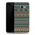 Дизайнерский пластиковый чехол для Samsung Galaxy C5 Плетение индейцев