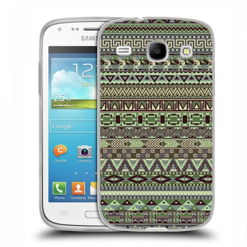Дизайнерский силиконовый чехол для Samsung Galaxy Core Плетение индейцев