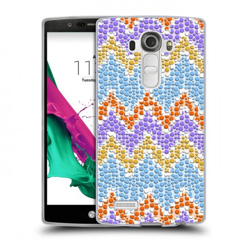 Дизайнерский пластиковый чехол для LG G4 Кожа хамелеона