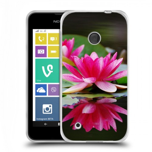 Дизайнерский пластиковый чехол для Nokia Lumia 530 Кувшинки