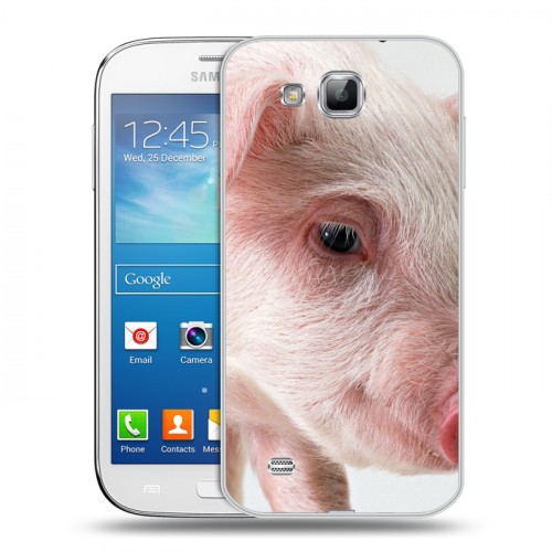 Дизайнерский пластиковый чехол для Samsung Galaxy Premier Свинки
