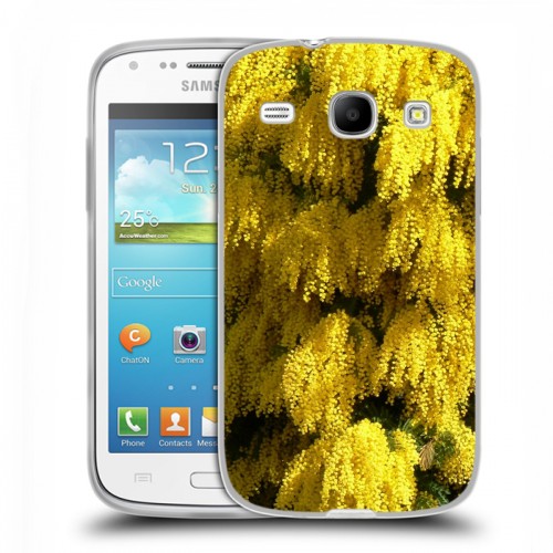 Дизайнерский пластиковый чехол для Samsung Galaxy Core Мимоза