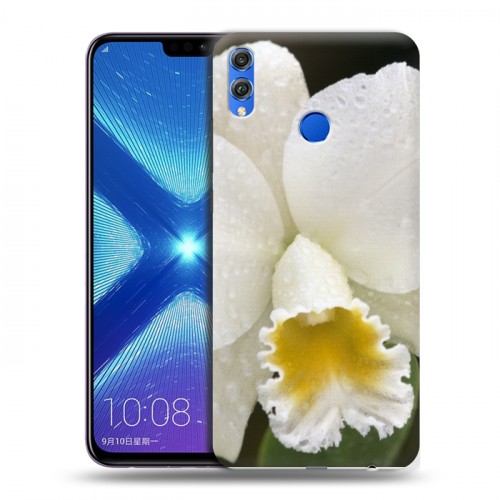 Дизайнерский силиконовый чехол для Huawei Honor 8X Орхидеи