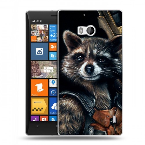 Дизайнерский пластиковый чехол для Nokia Lumia 930 Стражи галактики