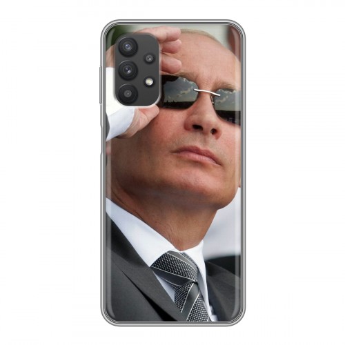 Дизайнерский силиконовый чехол для Samsung Galaxy A32 В.В.Путин