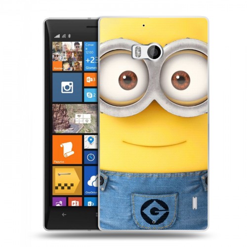 Дизайнерский пластиковый чехол для Nokia Lumia 930 Миньоны
