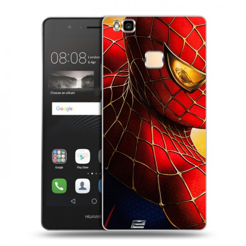 Дизайнерский пластиковый чехол для Huawei P9 Lite Человек-паук