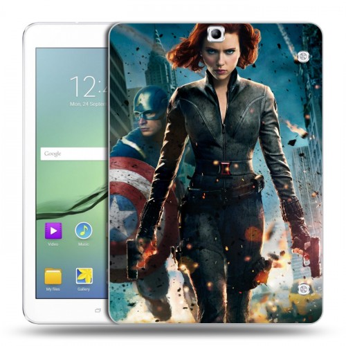 Дизайнерский силиконовый чехол для Samsung Galaxy Tab S2 9.7 Мстители