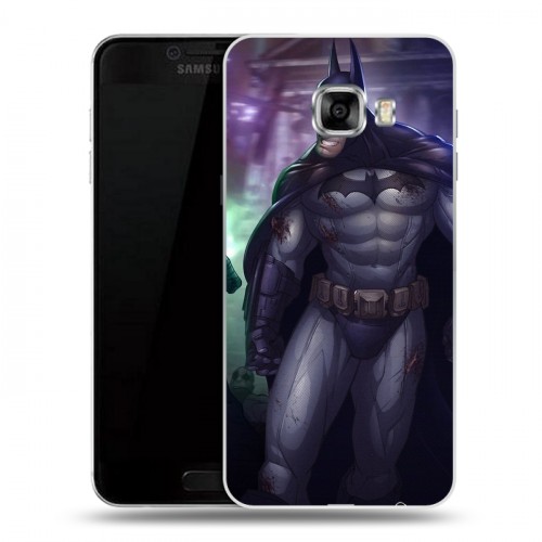 Дизайнерский пластиковый чехол для Samsung Galaxy C5 Batman игра
