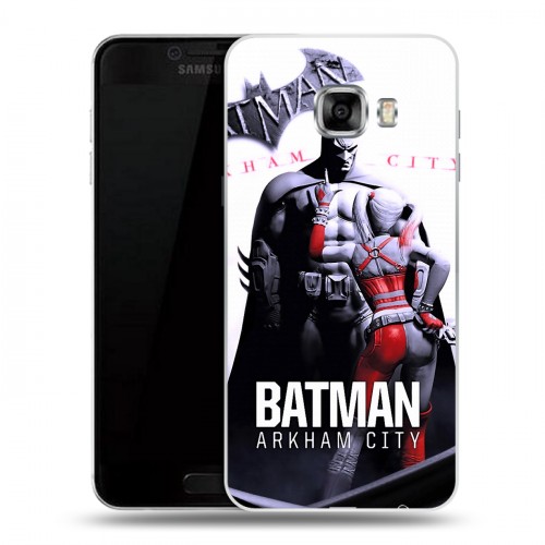 Дизайнерский пластиковый чехол для Samsung Galaxy C5 Batman игра