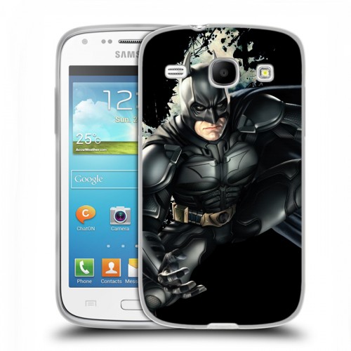 Дизайнерский пластиковый чехол для Samsung Galaxy Core Batman игра