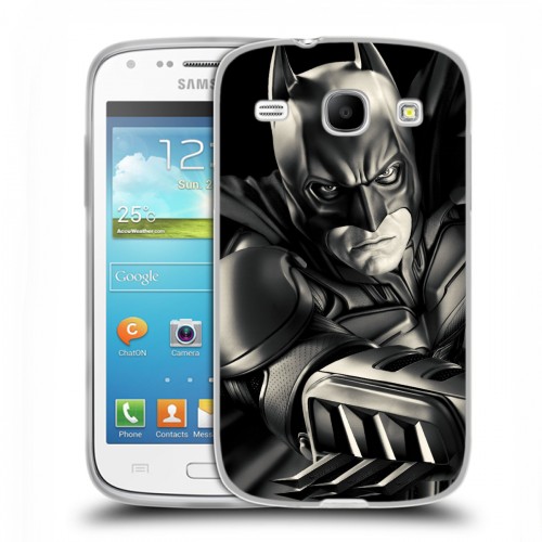Дизайнерский пластиковый чехол для Samsung Galaxy Core Batman игра