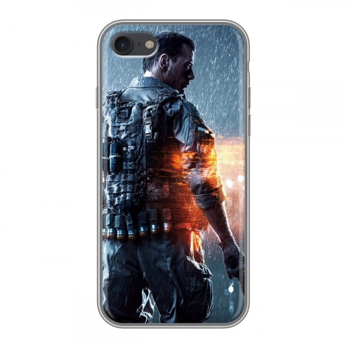 Дизайнерский силиконовый чехол для Iphone 7 Battlefield