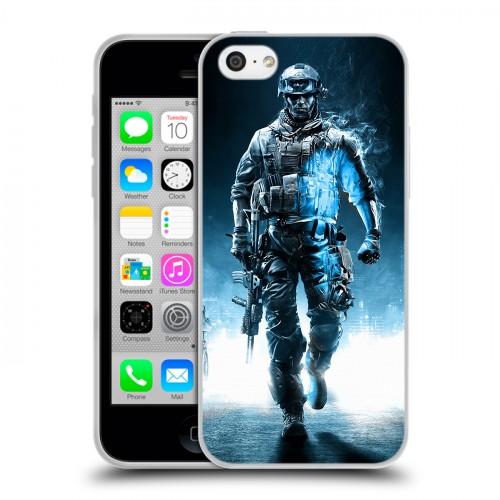 Дизайнерский пластиковый чехол для Iphone 5c Battlefield