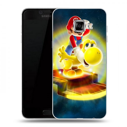 Дизайнерский пластиковый чехол для Samsung Galaxy C5 Mario