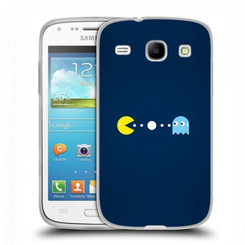 Дизайнерский пластиковый чехол для Samsung Galaxy Core Pacman