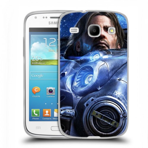 Дизайнерский силиконовый чехол для Samsung Galaxy Core Starcraft