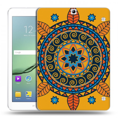 Дизайнерский силиконовый чехол для Samsung Galaxy Tab S2 9.7 Индийские Монограммы
