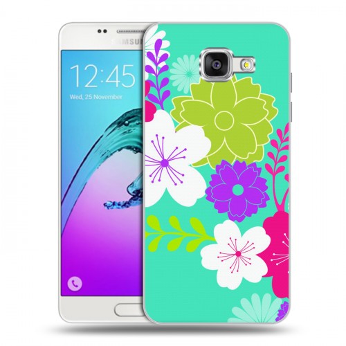 Дизайнерский силиконовый чехол для Samsung Galaxy A5 (2016) Цветы кимоно