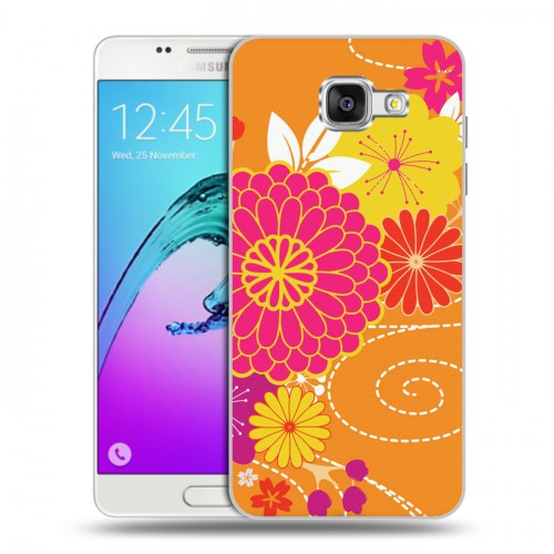 Дизайнерский силиконовый чехол для Samsung Galaxy A5 (2016) Цветы кимоно