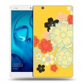 Дизайнерский силиконовый чехол для Huawei MediaPad M3 Цветы кимоно