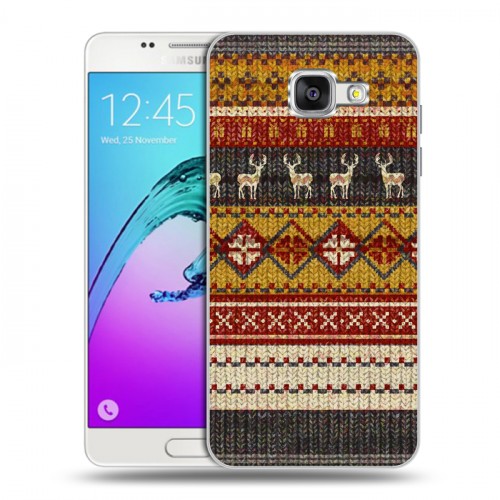 Дизайнерский силиконовый чехол для Samsung Galaxy A5 (2016) Текстура свитера
