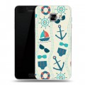 Дизайнерский пластиковый чехол для Samsung Galaxy C5 Лето на море
