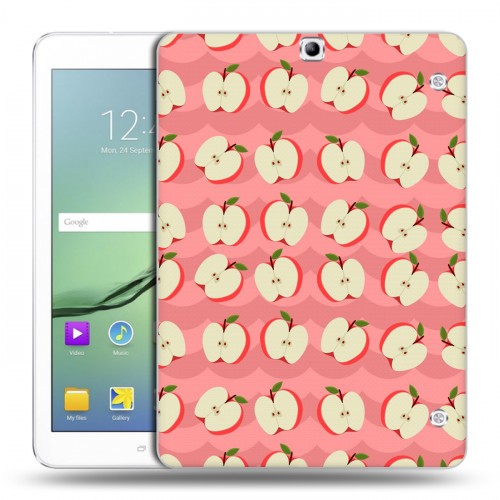 Дизайнерский силиконовый чехол для Samsung Galaxy Tab S2 9.7 Ломтики фруктов