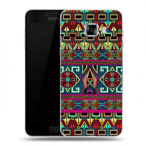 Дизайнерский пластиковый чехол для Samsung Galaxy C5 Тибетские искусства