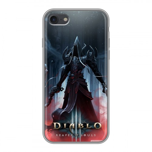Дизайнерский силиконовый чехол для Iphone 7 Diablo