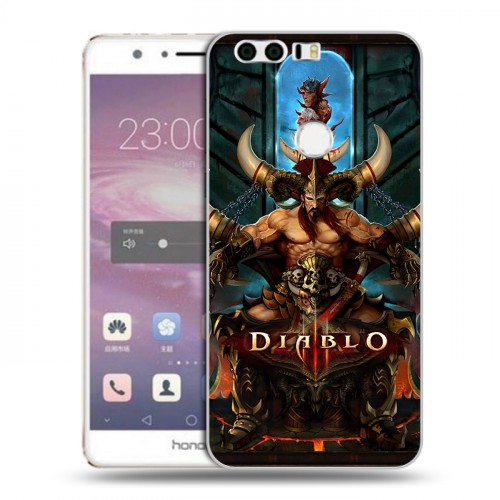 Дизайнерский пластиковый чехол для Huawei Honor 8 Diablo