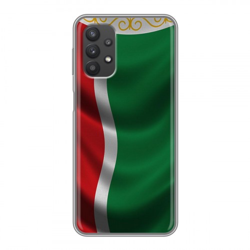 Дизайнерский силиконовый чехол для Samsung Galaxy A32 Флаг Чечни