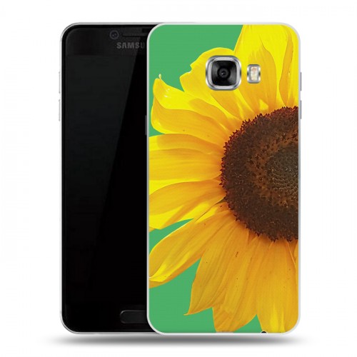 Дизайнерский пластиковый чехол для Samsung Galaxy C5 Арбузно-подсолнечное настроение