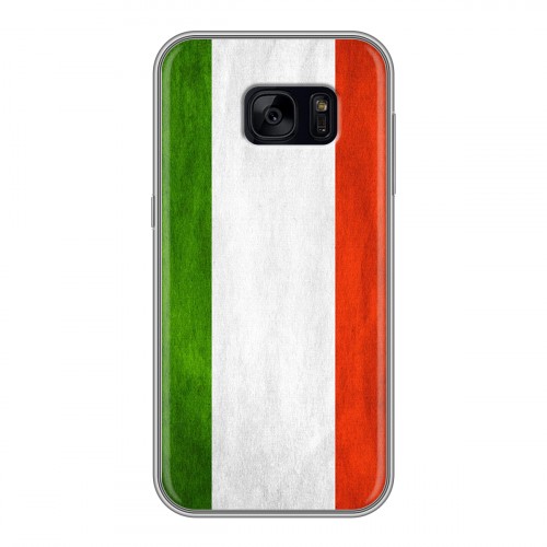 Дизайнерский силиконовый чехол для Samsung Galaxy S7 Edge Флаг Италии