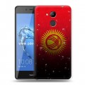 Дизайнерский пластиковый чехол для Huawei Honor 6C Pro Флаг Киргизии
