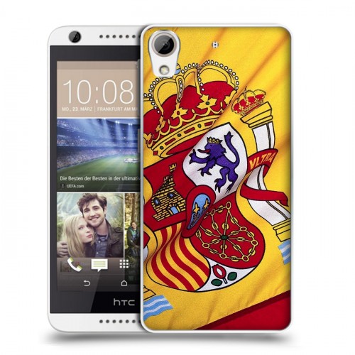 Дизайнерский силиконовый чехол для HTC Desire 626 Флаг Испании