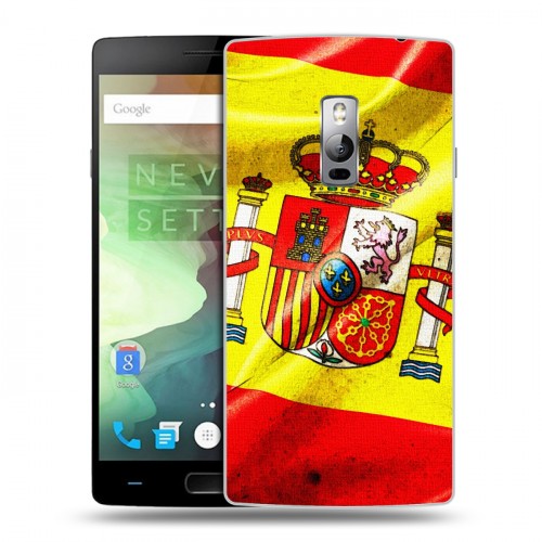 Дизайнерский пластиковый чехол для OnePlus 2 Флаг Испании