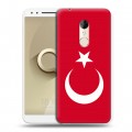 Дизайнерский пластиковый чехол для Alcatel 3 Флаг Турции