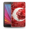 Дизайнерский силиконовый чехол для Huawei MediaPad T1 7.0 Флаг Турции