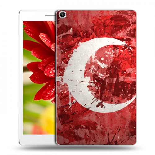 Дизайнерский силиконовый чехол для ASUS ZenPad 8 Флаг Турции