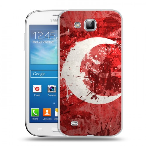 Дизайнерский пластиковый чехол для Samsung Galaxy Premier Флаг Турции