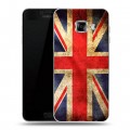 Дизайнерский пластиковый чехол для Samsung Galaxy C5 Флаг Британии
