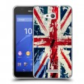Дизайнерский пластиковый чехол для Sony Xperia E4g Флаг Британии
