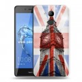 Дизайнерский пластиковый чехол для Huawei Honor 6C Pro Флаг Британии