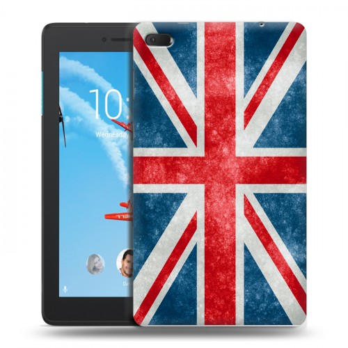 Дизайнерский силиконовый чехол для Lenovo Tab E7 Флаг Британии