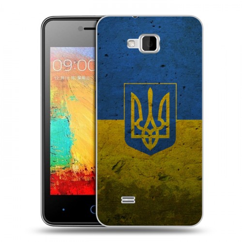 Дизайнерский силиконовый чехол для ZTE Blade AF3 Флаг Украины