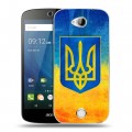 Дизайнерский силиконовый чехол для Acer Liquid Z530 Флаг Украины